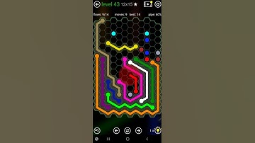 How To Solve Flow Free Hexes Jumbo Hextangle Pack Level 43 12x15 Walk Through Solution Walkthrough