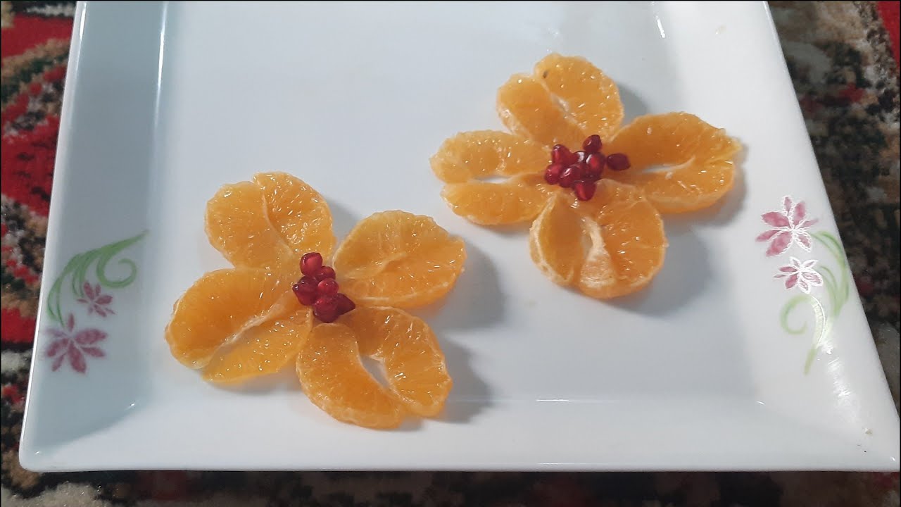 Cucumber, orange Easy Food Decoration Homemade Easy Idea YouTube