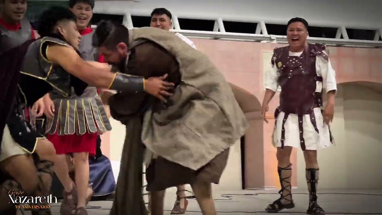 Representación de semana Santa 2025 San Marcos Nepantla, Acolman.