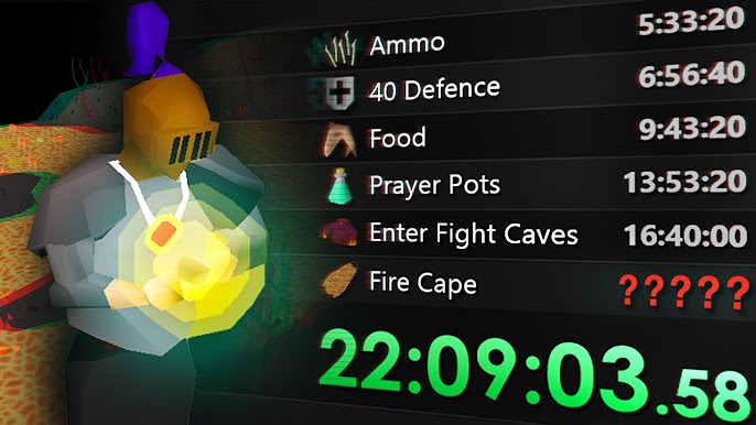 OSRS Fire Cape Speedrun Showdown: Settled Crushes Records with 10+ Hour Run
