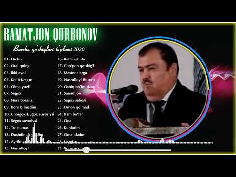 Ramatjon Qurbonov Jonli ijro qo'shiqlar to'plami — Рахматжон Қурбонов Жонли ижро кушиклари туплами