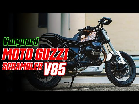 Moto Guzzi V85 TT Scrambler Vanguard Custom | Motorcycle TV