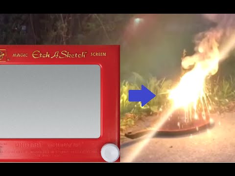 Thermite From An Etch A Sketch; Yes It Can Be Done!