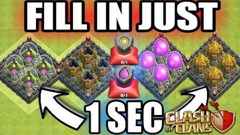 FILL YOUR STORAGES IN JUST 1 SECOUND || RUNE OF GOLD & RUNE OF ELIXIR || CLASH OF CLANS! [HINDI]