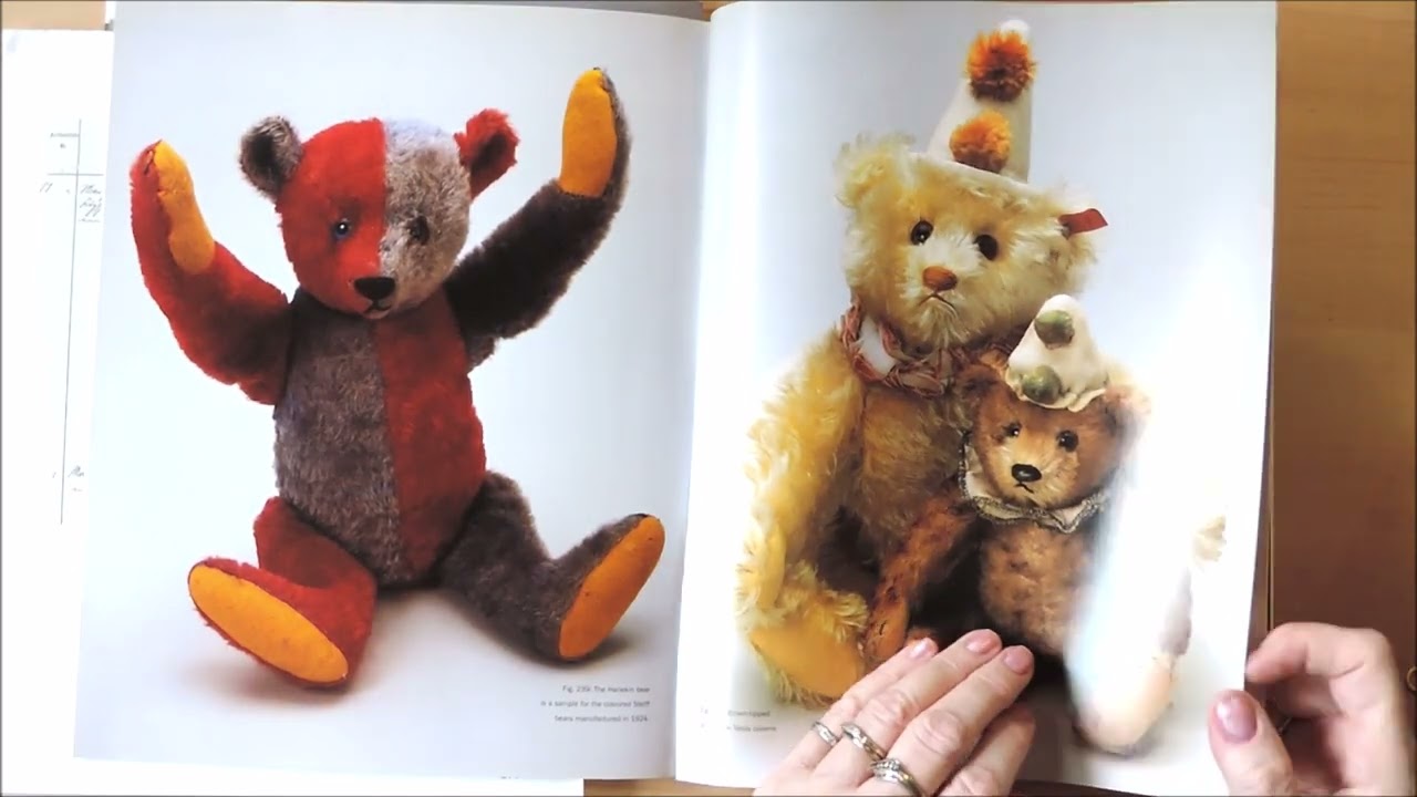 ●THE THREE BEARS ~ Flip through of; The Story of the Steiff Teddy Bear ~ Making Ephemera   ☆PLAYLIST