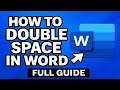 How to Double Space in Word (Fast &amp; Easy Tutorial)
