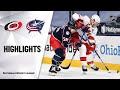 Hurricanes @ Blue Jackets 3/25/21 | NHL Highlights