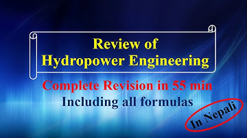 Complete Revision of Hydropower Engineering || In Nepali || Only in 55 minutes || With PDF