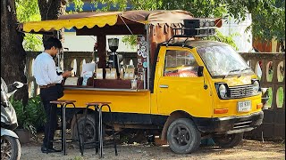 Cafe Vlog Mini Coffee Shop Mobile Bar Kopi Food Truck Small Business Barista Slow Life Relax Mood