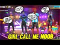 Grand Master Girl Call Me Noob😡आजा 1 vs 2 में🔥 | Noob Adam Prank Free Fire - Garena Free Fire