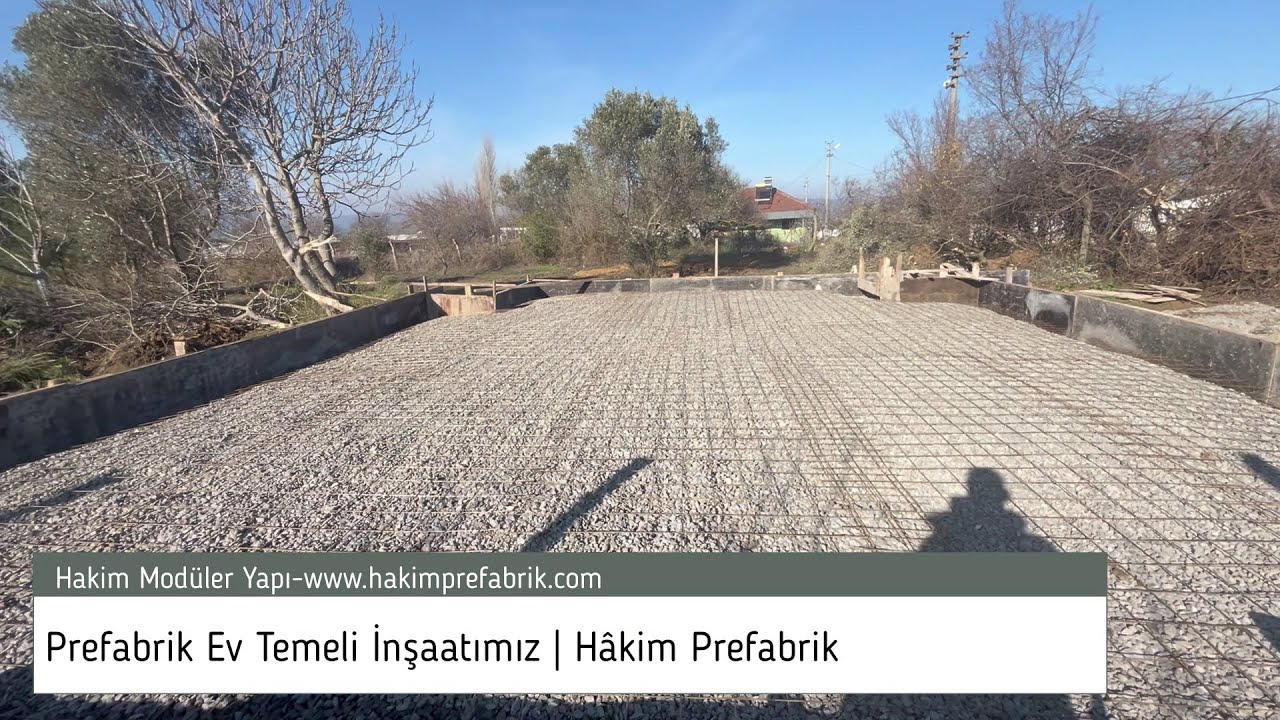 Prefabrik Ev Temeli İnşaatımız | Prefabrik ev temeli nasıl olur ...