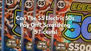 Full Can The $5 Electric 50s Pay Off Scratching 5 Tickets! News