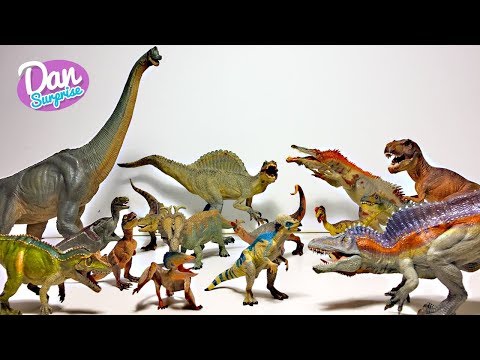 MY DINOSAUR & PREHISTORIC ANIMAL COLLECTION! Jurassic World T-Rex! Spinosaurus!