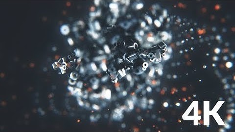 Metalic Particles VJ Loop /// After Effects Template