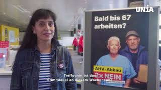 AHV 21: Statement von Unia-Präsidentin Vania Alleva