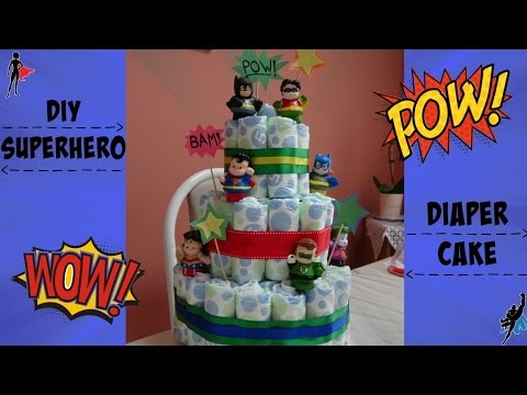 batman diaper cake