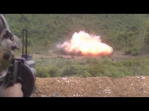 Rabbit hunting using AK47 & LG4 MGL Grenade launcher