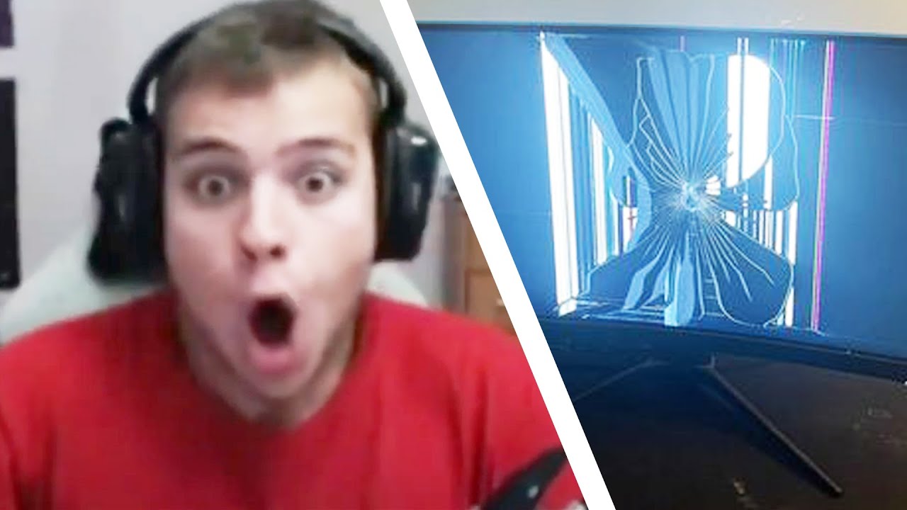 Funniest Gamer RAGE Quit Compilation! LOL 