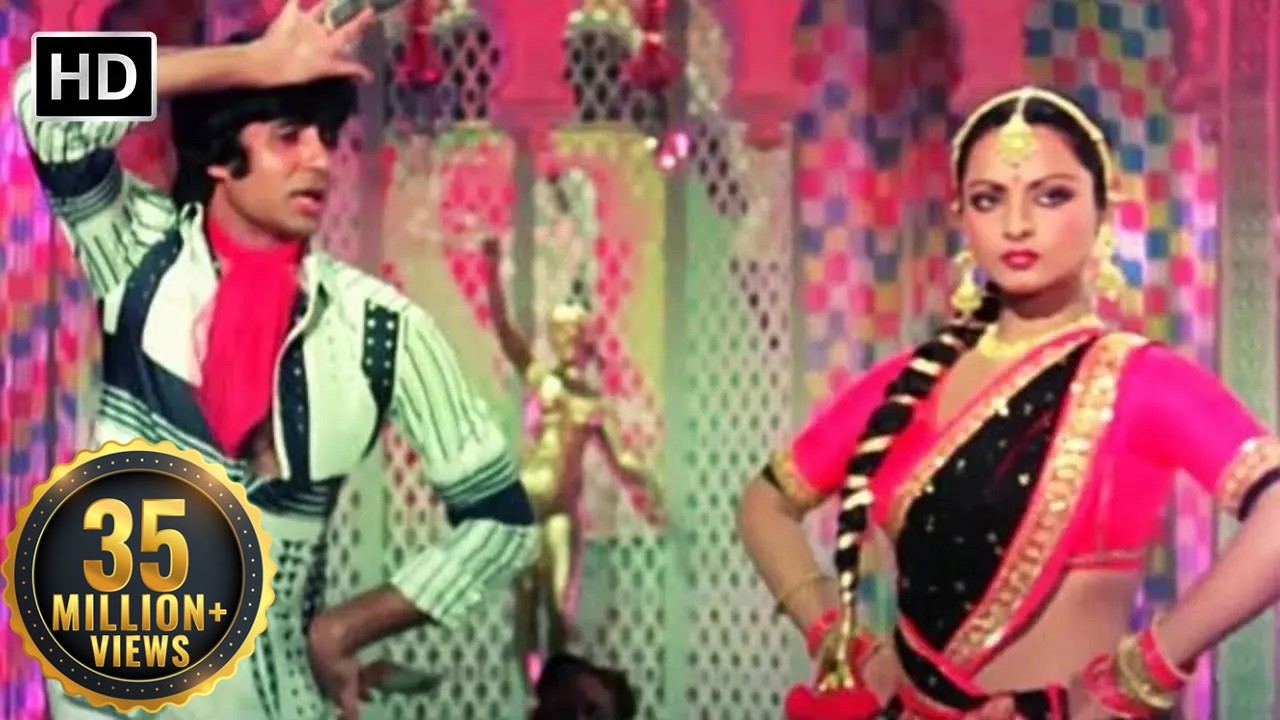 Athra Baras Ki Tu | Suhaag (1979) | Amitabh Bachchan | Rekha | Lata Mangeshkar | Mohd Rafi Hits