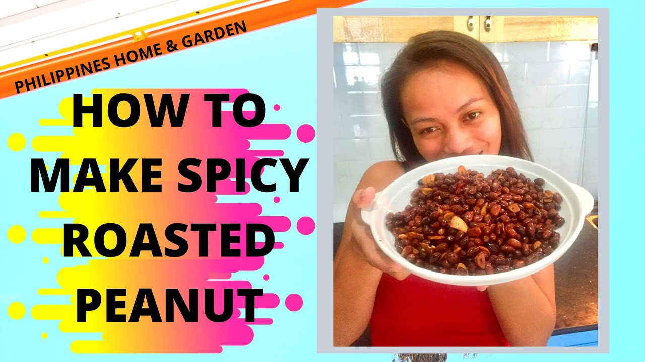 How To Make Roasted Garlic Peanuts with Hot Peppers YouTube
