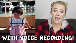 HOW MY VOICE SOUNDED AS A BABY!