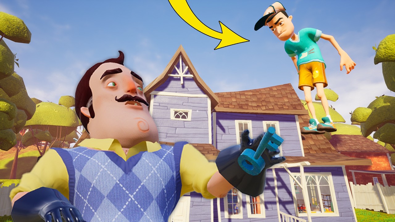 Completing Hello Neighbor but I can FLY