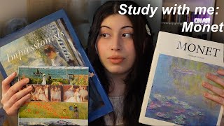 study with me: monet