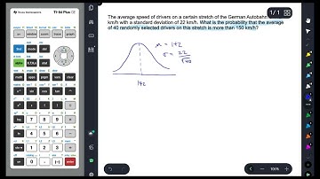 TI-84: Central Limit Theorem