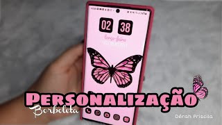 Personalização Rosa de borboletas | Muito simples e fácil | Note 10 plus ♡ Dérah Priscila screenshot 2
