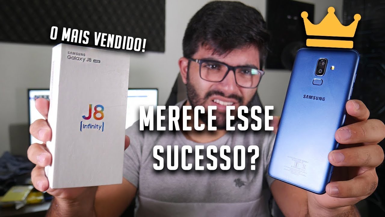 Esse é o MAIS VENDIDO NO BRASIL! GALAXY J8, merece todo esse sucesso? | Unboxing e comparações