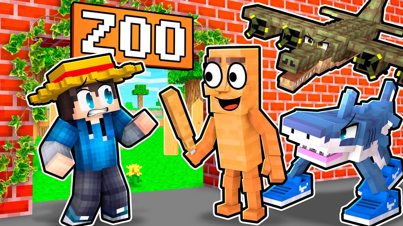 Postavil jsem ZOO pro BRAINROT MOBY v Minecraftu!