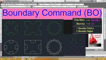 Boundary Command in AutoCad II Hindi/Urdu Tutorial