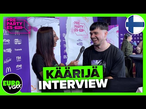 KRIJ - CHA CHA CHA (INTERVEW) // Madrid PrePartyES 2023 // Finland Eurovision 2023