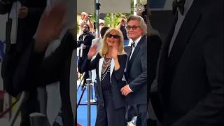 Goldie Hawn & Kurt Russell make a stylish arrival at the event! ❤️🌟 #goldie #kurtrussell