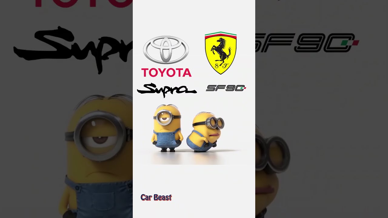 Toyota Supra Vs Lamborghini Ferrari Nissan GTR BMW Mustang Minions Style Status