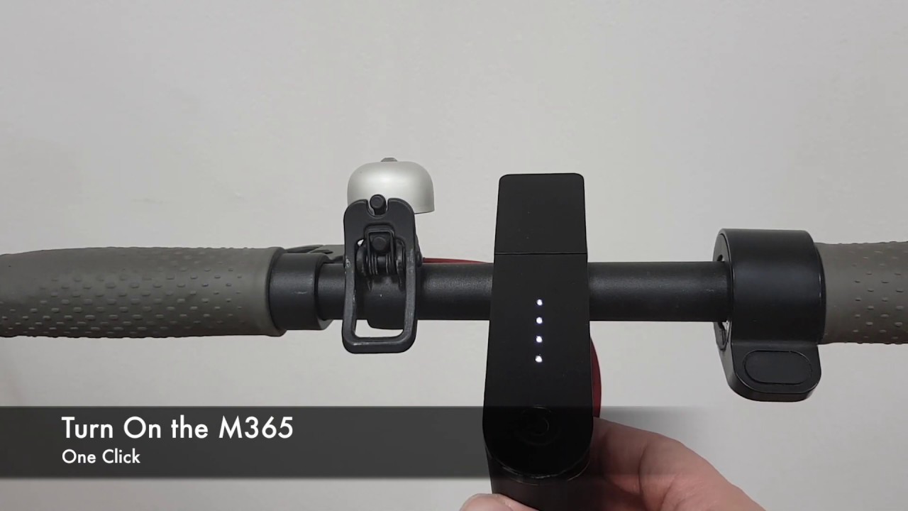 Xiaomi M365: Power Button Operation Instructions
