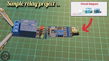5v relay module with ir sensor// best ir sensor project