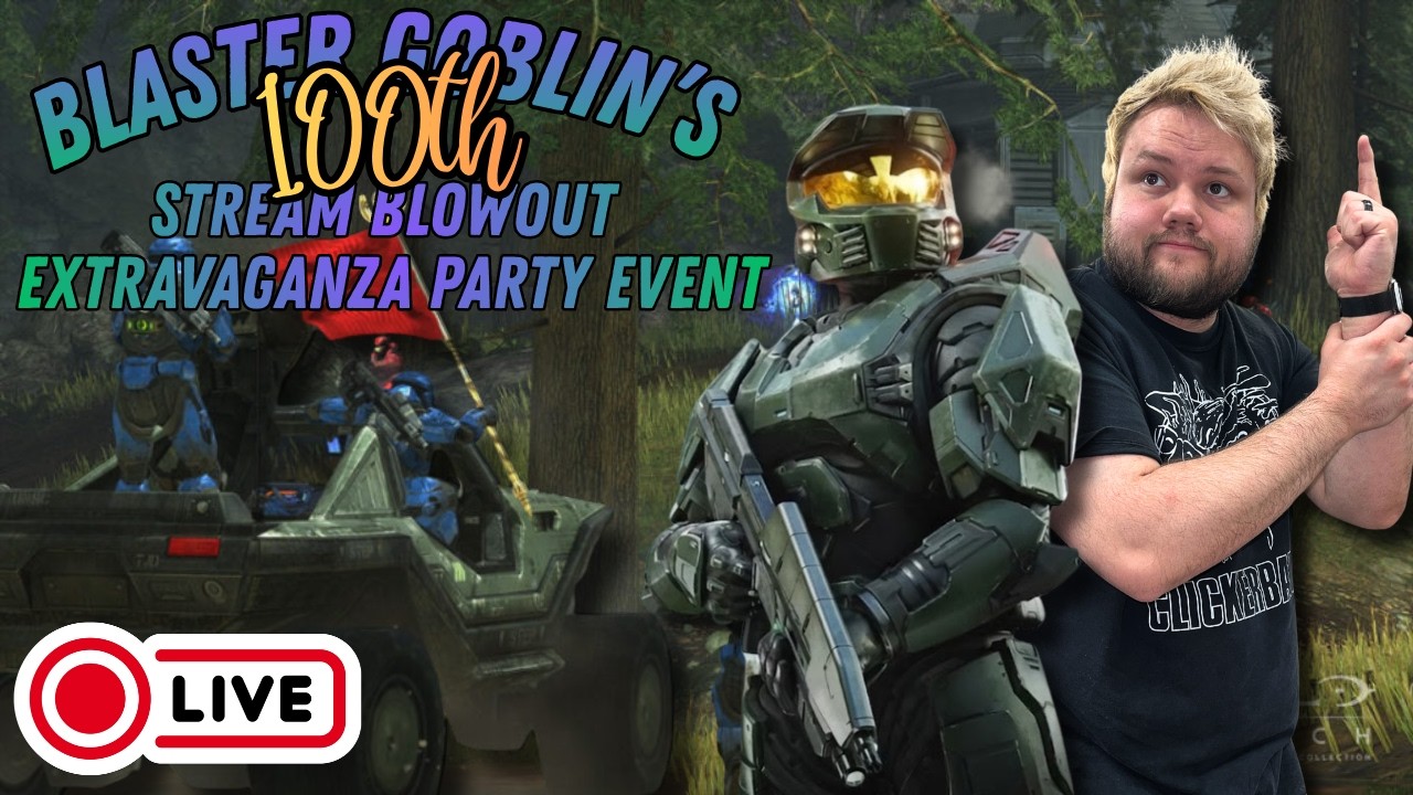 BG's 100th Stream Blowout Extravaganza Party Event | Halo Reach Community Custom Game Night!