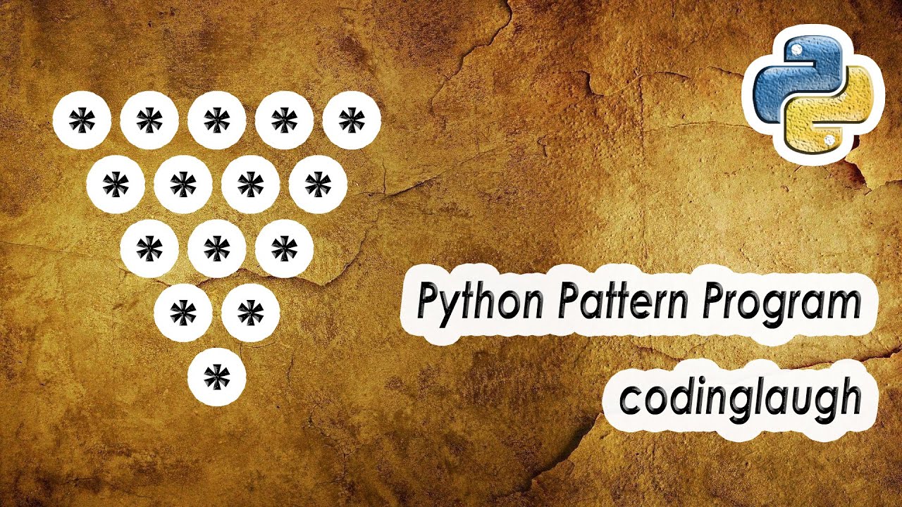 Inverted Pyramid || Star Pattern || Python Pattern Program || Bangla ...
