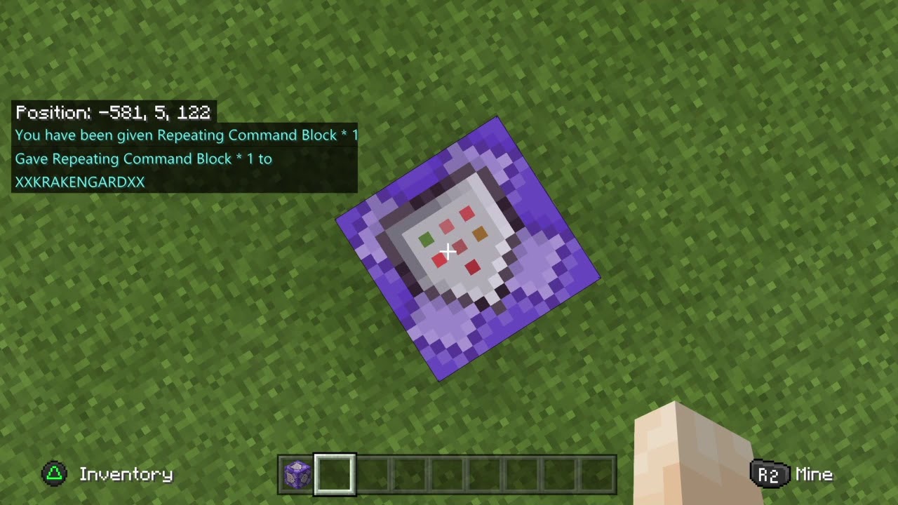 The /fill command and the /setblock command minecraft bedrock ps4