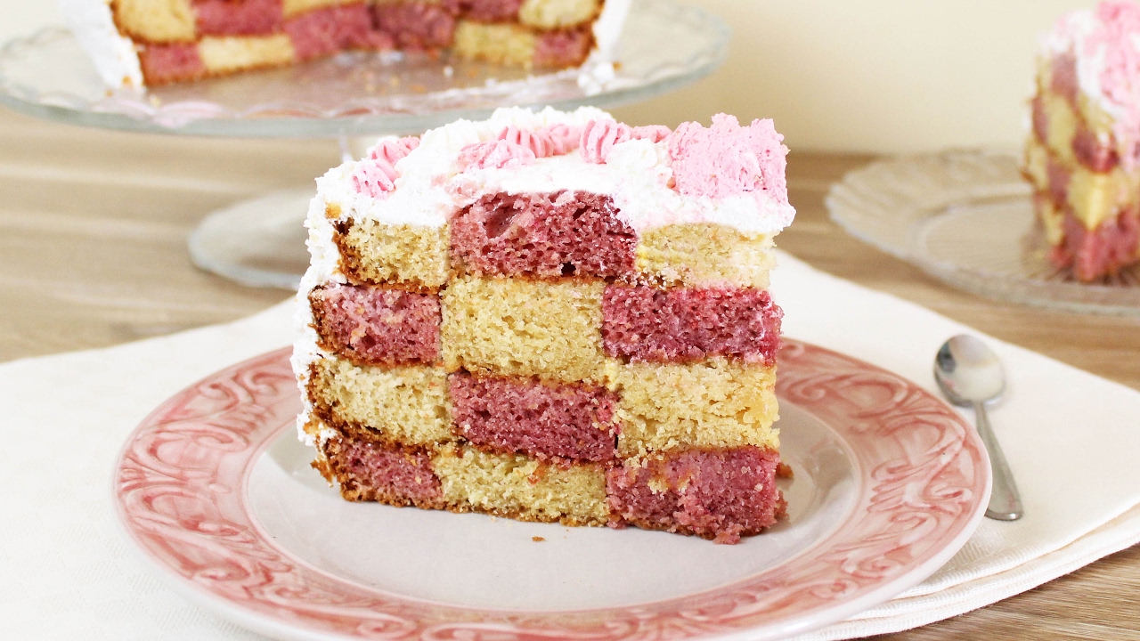 TORTA A SCACCHI | cake checkered | torta di compleanno