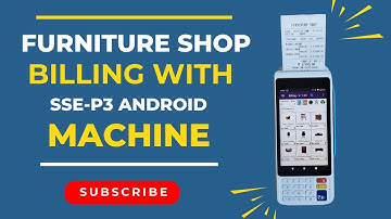 Furniture Shop Billing Machine | Touch + Keypad POS Solution | Shree Shyam Handheld #furniture #shop