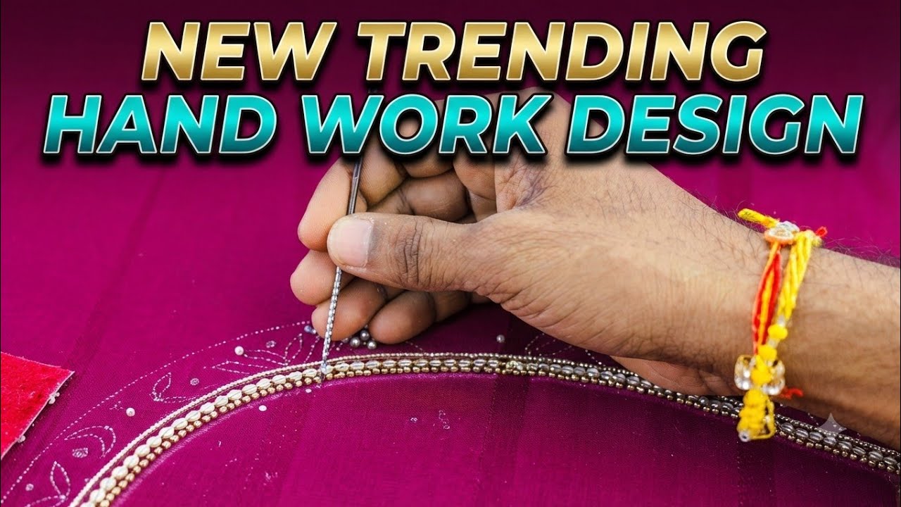 New trending beautiful hand work design live - YouTube