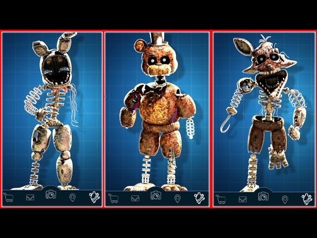 FNaF AR: Ignited Security Breach Animatronics Workshop Animation 