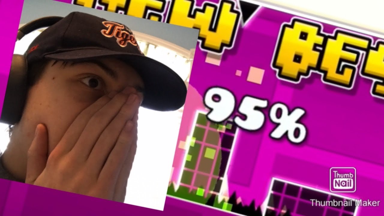 I GOT 95%| GEOMETRY DASH WALKTHROUGH 1-6 - YouTube