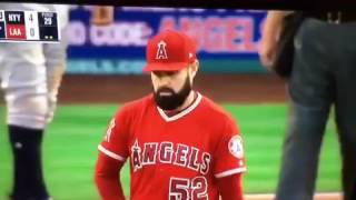 Sanchez Hitting Home Run