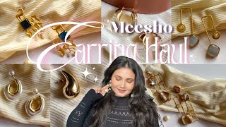 *Affordable* chic and classy earring haul from MEESHO *under 300* | THATVAUGEGIRL #meeshohaul