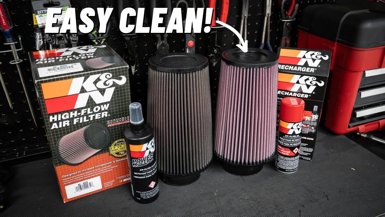 How to Clean Your K&N Filter! Fast and Easy! - YouTube