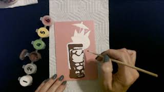 ASMR | Paint by Number Postcard 7-5-2021 (Soft Spoken) screenshot 3