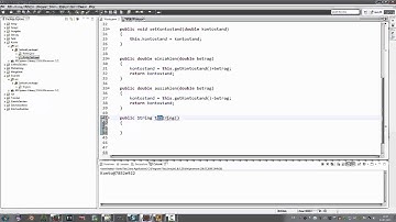 Java Eclipse public String toString()-Methode - Java Tutorial